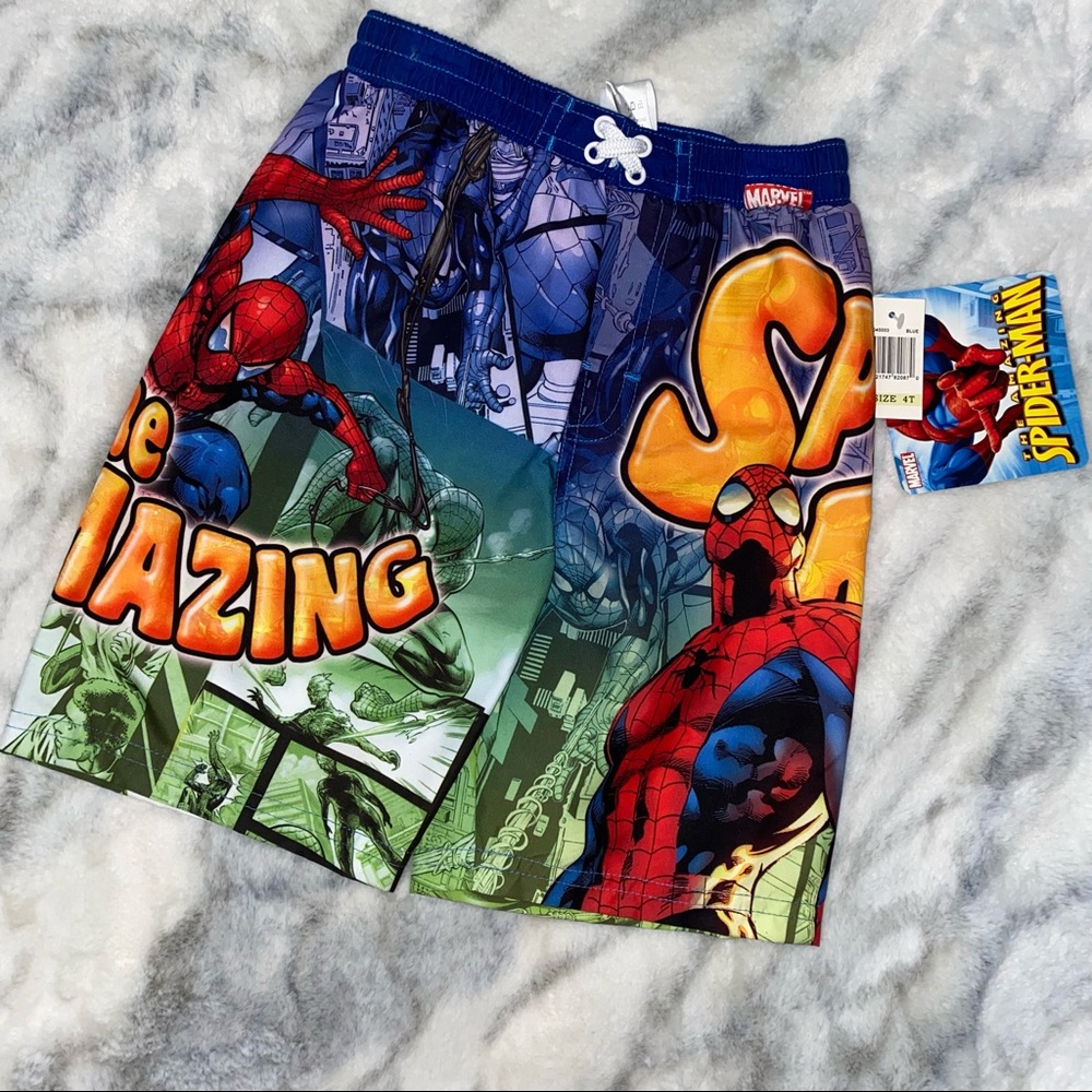 Marvel Spider-Man Kids Swim Shorts